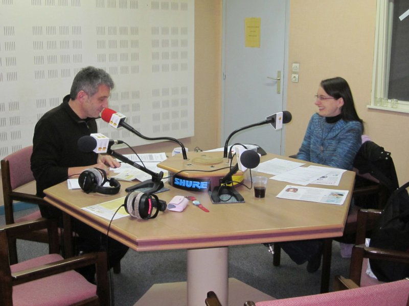 Thierry Georges et Sandrine bibliothcaire Bibliothcaire de Montigny les Metz