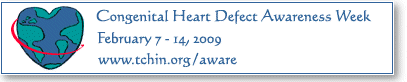 Journe des cardiopathies congnitales 2009 - Awareness day 2009