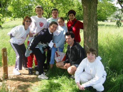 2004 05 23 GAELLE et son groupe au pointage