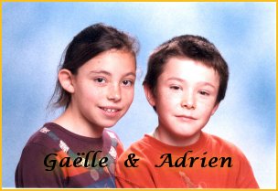 Gaëlle et Adrien Octobre 2001