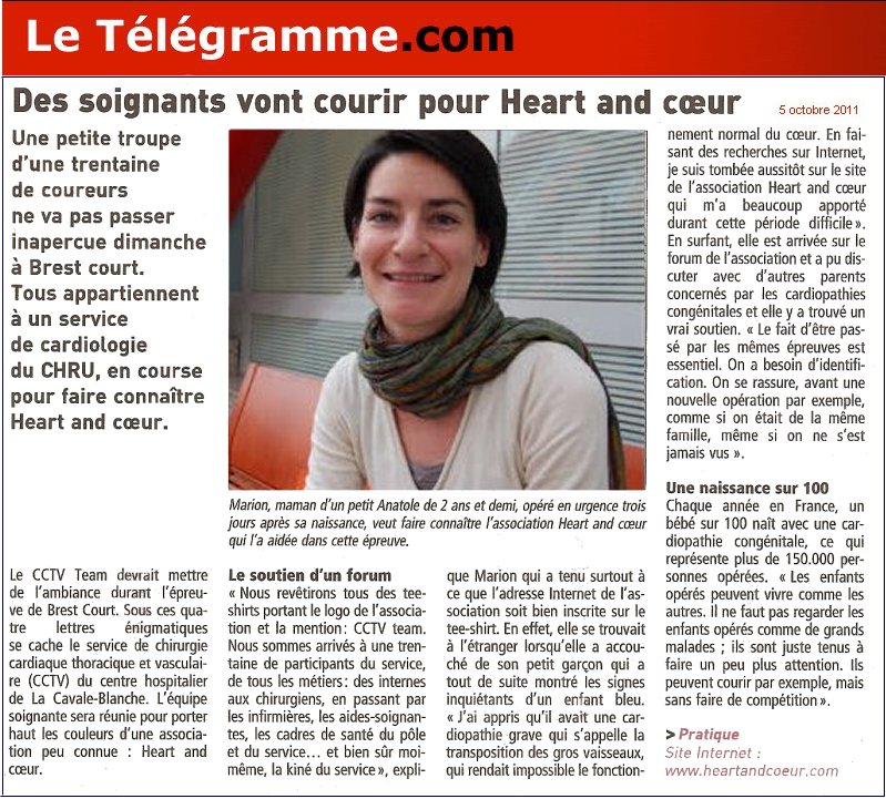 article  sur le télegramme