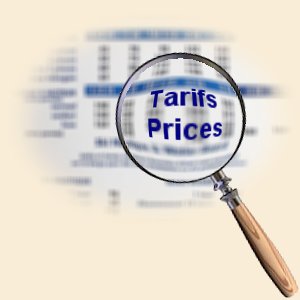 Tarifs - Prices