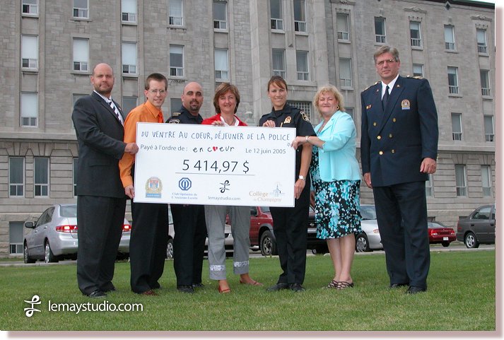 Remise du cheque